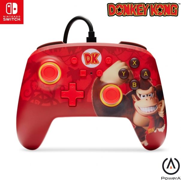 296962_1 PowerA Mando con Cable Enhanced para Nintendo Switch - Donkey Kong Flex - Imagen 1