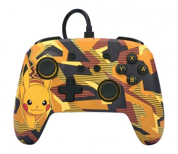 297062_1 PowerA Mando con Cable Enhanced para Nintendo Switch - Camo Storm Pikachu - Imagen 1