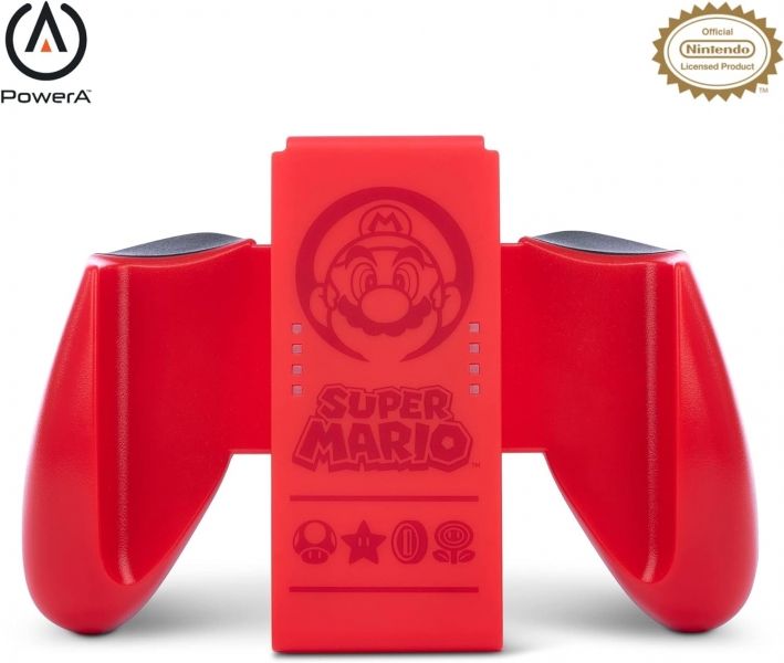 297107_1 PowerA Comfort Grip Joy-Con para Nintendo Switch - Super Mario Red - Imagen 1