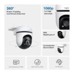 TP-Link Tapo TC40 Camara de Seguridad IP FullHD WiFi - Apta para Exterior - Vision Nocturna - Deteccion de Movimiento - Vision Panoramica 360º - Modo Privado Avanzado - Imagen 4