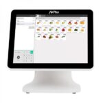 AVPos TPV K5000 Aluminio 15 Tactil Blanco - I7 - 8Gb Memoria - SSD 128gb - VGA y HDMI - Color Blanco