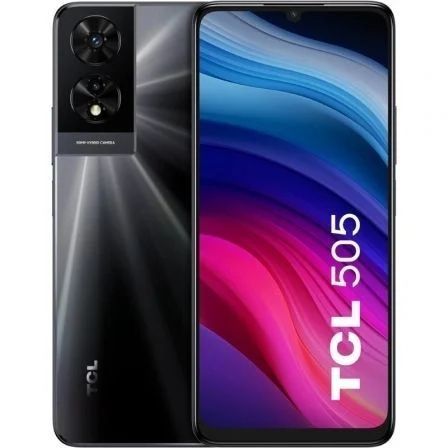 298217_1 TCL 505 Smartphone Pantalla 6.75" - 6GB - 256GB - Camara 50MP - Bateria 5010mAh - Admite Carga de 10W - Color Gris Oscuro - Imagen 1