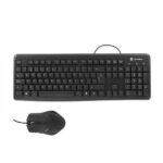 Coolbox KTR-01U Pack USB Teclado 105 Teclas + Raton 4 Botones - Uso Ambidiestro - Cable de 1.50m - Color Negro - Imagen 3