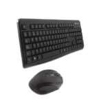 Coolbox KTR-02W Pack Inalambrico USB Teclado Teclas + Raton 1600dpi Ergonómico - Teclas silencionas - Color Negro - Imagen 2