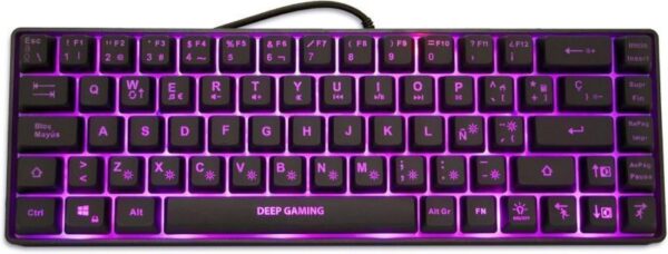 DeepGaming TM065 Teclado Gaming Mecanico - Compacto - Iluminacion RGB - 19 Teclas Anti-ghosting  - Color Negro - Imagen 3