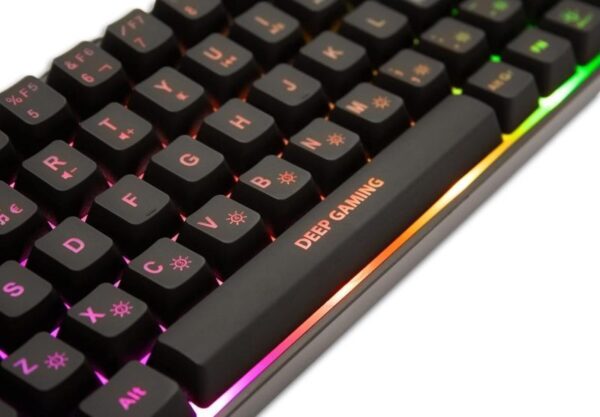 DeepGaming TM065 Teclado Gaming Mecanico - Compacto - Iluminacion RGB - 19 Teclas Anti-ghosting  - Color Negro - Imagen 4