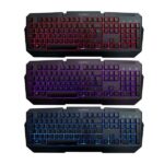 Coolbox Gaming XWing2 Pack Gaming Teclado USB + Raton USB 7200dpi + Auriculares Jack 3.5mm + Alfombrilla - Iluminacion LED en 3 colores - Color Negro - Imagen 2