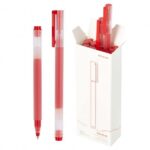 Xiaomi High-Capacity Caja de 10 Boligrafos de Gel - Punta 0.5mm - Alta Capacidad - Secado Rapido - Color Rojo - Imagen 2