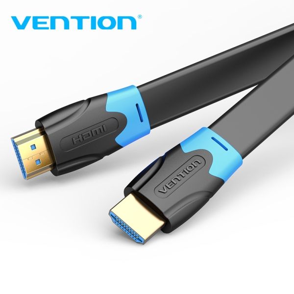 299062_1 Vention Cable HDMI 2.0 Resolucion 4K - Aislamiento PVC - 10m - Diametro 30AWG - Color Negro - Imagen 1