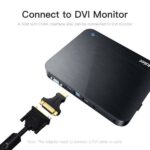 Vention Adaptador HDMI a DVI - Chapado en oro - Direccion dual - Resolucion 1080P@60Hz - Carcasa de PVC - Color Negro - Imagen 4