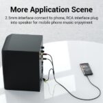 Vention Cable Jack 2.5 mm a 3 RCA - Conexion Versatil - Compatible con TV Antiguas - Color Negro - Imagen 4