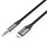 Vention CableTech Adaptador Micro-USB a Jack 3.5 - Conectores de Alta Calidad - USB 2.0 - Color Negro - Imagen 2