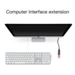 Vention Cable Extension USB 2.0 - Contactos Dorados - Transmision 0.48Gbps - Aislamiento PVC - Color Negro - Imagen 4