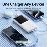 Vention Power Bank 10.000mAh - Multiples interfaces USB - Carga rapida - Salida total 3A - Color Negro - Imagen 3