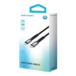 Vention Cable de Carga Lightning/USB-C - Velocidad 480Mbps - Material Aluminio/PVC - Potencia 60W - Color Negro - Imagen 4