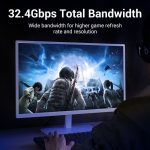 Vention Cable DisplayPort 1.4 8K Trenzado - Resolucion 8K@60Hz - 4K@144Hz - HDR - Compatible FreeSync/G-Sync - Color Azul - Imagen 4