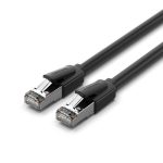 Vention Cable Ethernet Cat8 - Velocidad 40Gbps - Ancho de Banda 2000MHz - Baja Latencia - Conectores Niquelados - Color Negro - Imagen 2