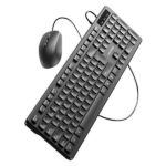 Vention KTC Teclado y Raton Ergonomico - 104 Teclas - Sensor 1200 DPI - Plug and Play - Amplia Compatibilidad - Color Negro - Imagen 2