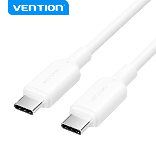 299942_1 Vention Cable USB - Niquelado - 60W - 3A - Color Blanco - Imagen 1