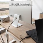 Nanocable Cable Conversor HDMI Macho a USB-C Macho - Longitud 1.8m - Color Negro - Imagen 4