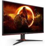 AOC G2 Monitor 27" LED VA QHD 155Hz FreeSync Premium - Respuesta 1ms - Angulo de Vision 178° - HDMI, DisplayPort, Audio - Montaje VESA 100x100 - Imagen 3