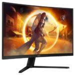 AOC G4 Monitor 31.5" Curvo 1500R LED Fast VA QHD 180Hz HDR10 - Respuesta 1ms - Angulo de Vision 178° - HDMI, DisplayPort, Audio - Montaje VESA 100x100 - Imagen 3