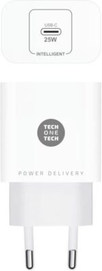 TechOneTech Cargador de Pared USB-C PD 3.0 25W - Ultrarapido - Imagen 2