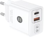TechOneTech Cargador de Pared PD + QC 25W 1 Puerto USB-C 3A + 1 Puerto USB-A - Imagen 2