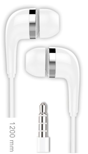 300362_1 TechOneTech BSK Expositor con 10 Auriculares con Microfono Integrado - Conexion Jack 3.5mm - Asistente Voz - Cable de 1.20m - Color Blanco - Imagen 1