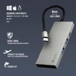 NGS Wonder Dock 4 Pro 4 en 1 Hub USB-C - 2x USB 3.0, 1x USB-C PD 100W, 1x HDMI - Admite Resoluciones Maximas de 4K a 30 Hz - Velocidad hasta 5 Gbps - Imagen 4