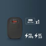 NGS Bud 20W Cargador GaN Universal de Pared 20W Ultrarapido - 1x USB-C PD & PPS - Color Negro - Imagen 4