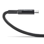 NGS Cable 2.0 USB-C Macho a USB-C Macho - Carga Ultrarapida hasta 65W - Longitud 2m - Color Negro - Imagen 5