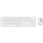 Trust Ody II Pack de Teclado USB Inalambrico, Teclas Multimedia y FN + Raton USB Inalambrico 800-1600DPI 3 Botones - Teclas y Botones Silenciosos - Color Blanco