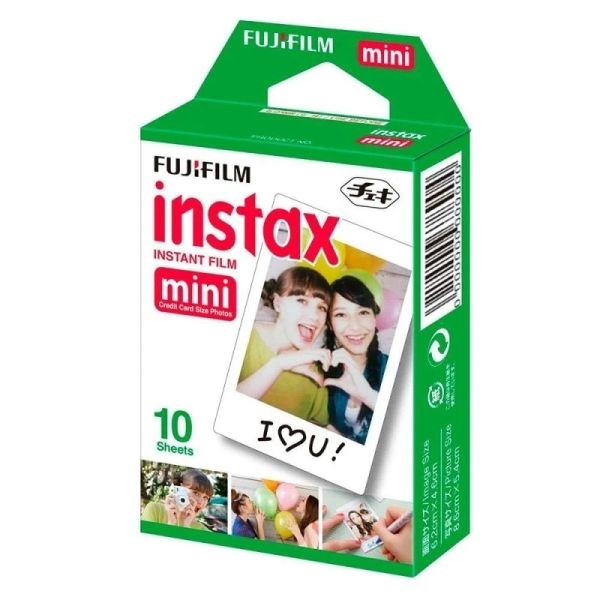 301817_1 Fujifilm Instax mini Pack de 10 Peliculas de Fotos Instantaneas - Validas para todas las Camaras mini de Instax - Formato de Impresion (Tamaño de la Imagen: 46x62mm) - Imagen 1