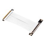 Aisens Cable de Extension Riser PCIe 4.0 x16 Flexible - Blindaje EMI - Longitud 17cm - Color Blanco - Imagen 3