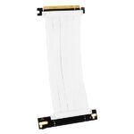 Aisens Cable de Extension Riser PCIe 4.0 x16 Flexible - Blindaje EMI - Longitud 17cm - Color Blanco - Imagen 4