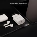 Nanocable Cargador de Pared USB-C/PD 20W - Color Blanco - Imagen 3