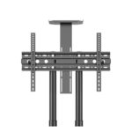 Unykach Soporte de Suelo con Ruedas para Pantallas 32"-75" - Bloqueo de Ruedas - Dos Bandejas - Peso Max 45Kg - VESA 600X400mm - Color Negro - Imagen 2