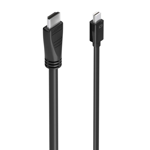 303197_1 Aisens Cable Conversor MINI DP a HDMI 4K@60HZ - MINI DP/M-HDMI/M - 5.0m - Color Negro - Imagen 1