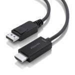 Aisens Cable Conversor DISPLAYPORT a HDMI 4K@60HZ - DP/M-HDMI/M - 1.0m - Color Negro - Imagen 3