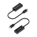 Aisens Conversor MINI DP a HDMI 4K@60HZ - MINI DP/M-HDMI/H - 15cm - Color Negro - Imagen 3