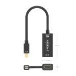 Aisens Conversor MINI DP a HDMI 4K@60HZ - MINI DP/M-HDMI/H - 15cm - Color Negro - Imagen 4