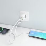 Aisens Cargador GaN 20W - 1xUSB-C PD3.0 - 1xUSB-A QC3.0 - Color Blanco - Imagen 5