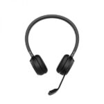 Jabra Evolve 65 TE UC Stereo Auriculares con Microfono Bluetooth - Cancelacion de Ruido - Autonomia hasta 12h - Diadema Ajustable - Controles en Auricular - Color Negro - Imagen 2