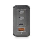NGS Bud 240W Cargador GaN Universal de Pared 240W Ultrarapido - 3x USB-C PD & PPS, 1x USB-A QC 3.0 - Color Negro - Imagen 2