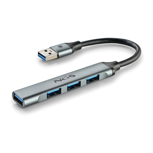304342_1 NGS IHUB4 Micro Hub USB 3.0 - 1 Puertos USB 3.2 - 3 Puertos USB 2.0 - Imagen 1