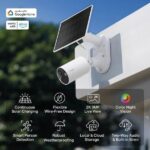 TP-Link TC82 Kit Camara de Seguridad IP WiFi  2K 3MP + Panel Solar Tapo A201 - Para Interior y Exterior - Vision Nocturna - Deteccion Mediante IA - Zona de Actividad Personalizable - Resistente al Agua y al Polvo IP65 - Imagen 4