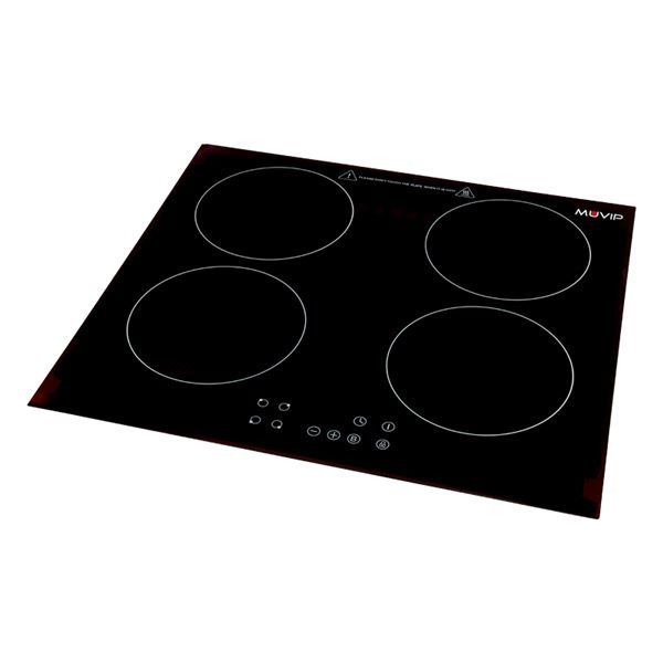 304697_1 Muvip Cocina de Induccion Doble 7200W - 9 Niveles de Potencia - Apta para Encastrar o Sobremesa - Temporizador - Imagen 1