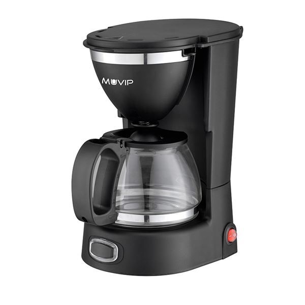 304717_1 Muvip Cafetera de Goteo - Eléctrica - 650W - Funcion antigoteo - Filtro Permanente Abatible - Indicador Nivel de Agua - Contenedor transparente - Capacidad para 6 Tazas - Imagen 1