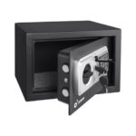 Cromad Caja Fuerte Electronica - Alto Nivel de Seguridad - De 3 a 8 Digitos - Bisagras Ocultas - Incluye Llave de Emergencia - 200x310x200mm - Imagen 5